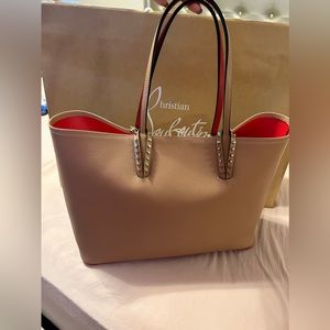 Nude Christian Louboutin purse
